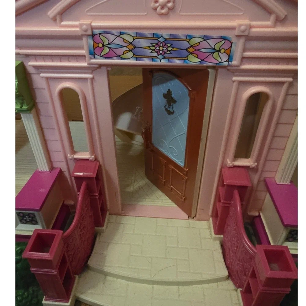 Fisher Price Loving Family Grand Mansion Huge! Pink Needs Cleaning